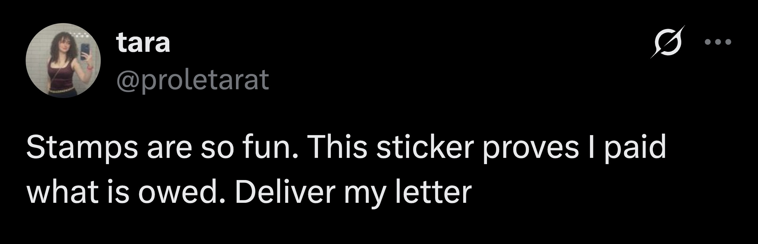 The mail system is one big children's game